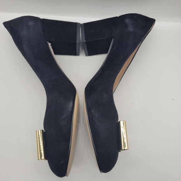 Kate Spade New York Womens Classic Pump Wedge Heels Shoes Black Suede 5M - Picture 6 of 7